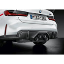 Genuine BMW M Performance Carbon Fibre Trio Exhaust Diffuser for BMW M3 G80 M4 G82 - MODE Auto Concepts
