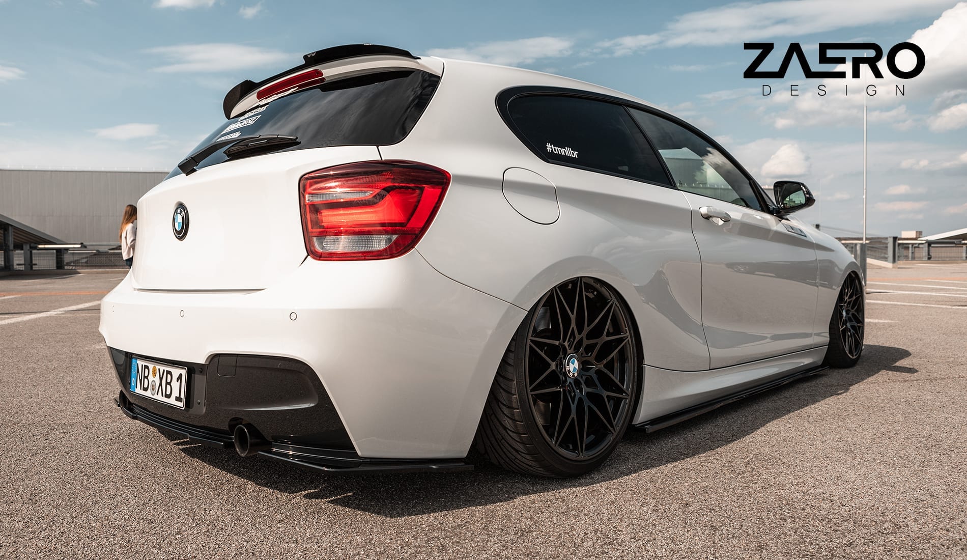 Zaero Designs  EVO-1 Rear Diffuser & Rear Splitters for BMW 1 Series F20 (Pre LCI) 12-15 - MODE Auto Concepts