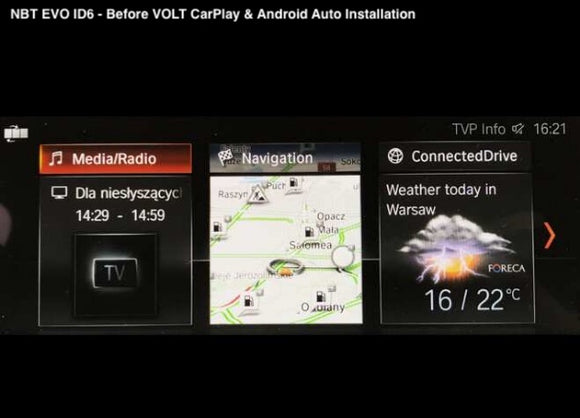 VOLT Auto CarPlay & Android Auto System Upgrade for BMW 1 2 3 4 5 6 7 Series X3 X4 X5 X6 - MODE Auto Concepts