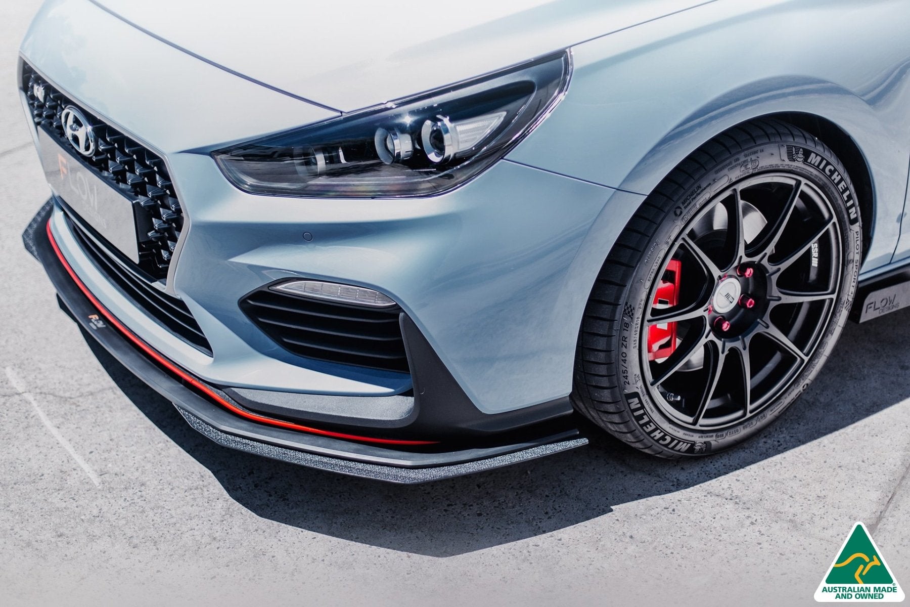 i30N Hatch PD (2018-2020) Front Lip Splitter Extensions (Pair) - MODE Auto Concepts