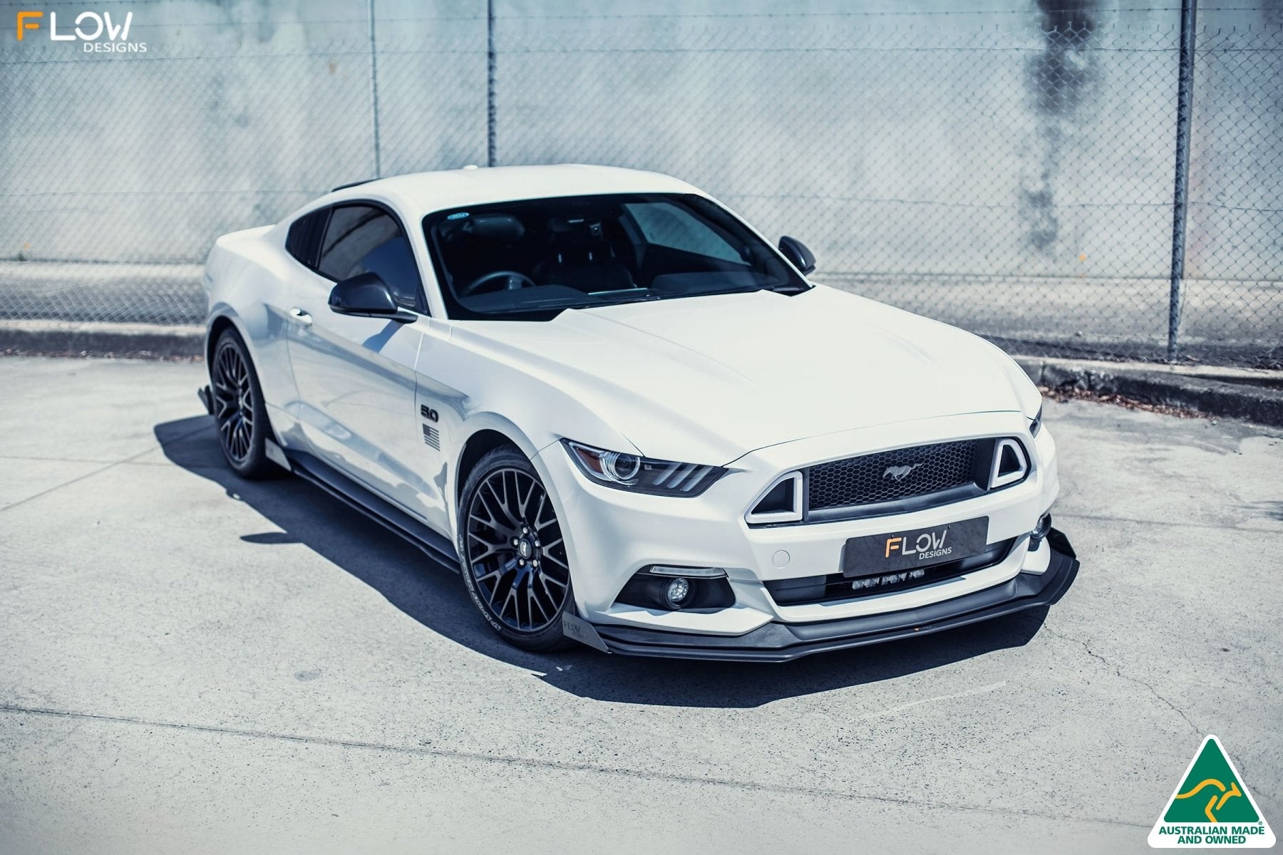 GT Mustang S550 FM Front Lip Splitter - MODE Auto Concepts