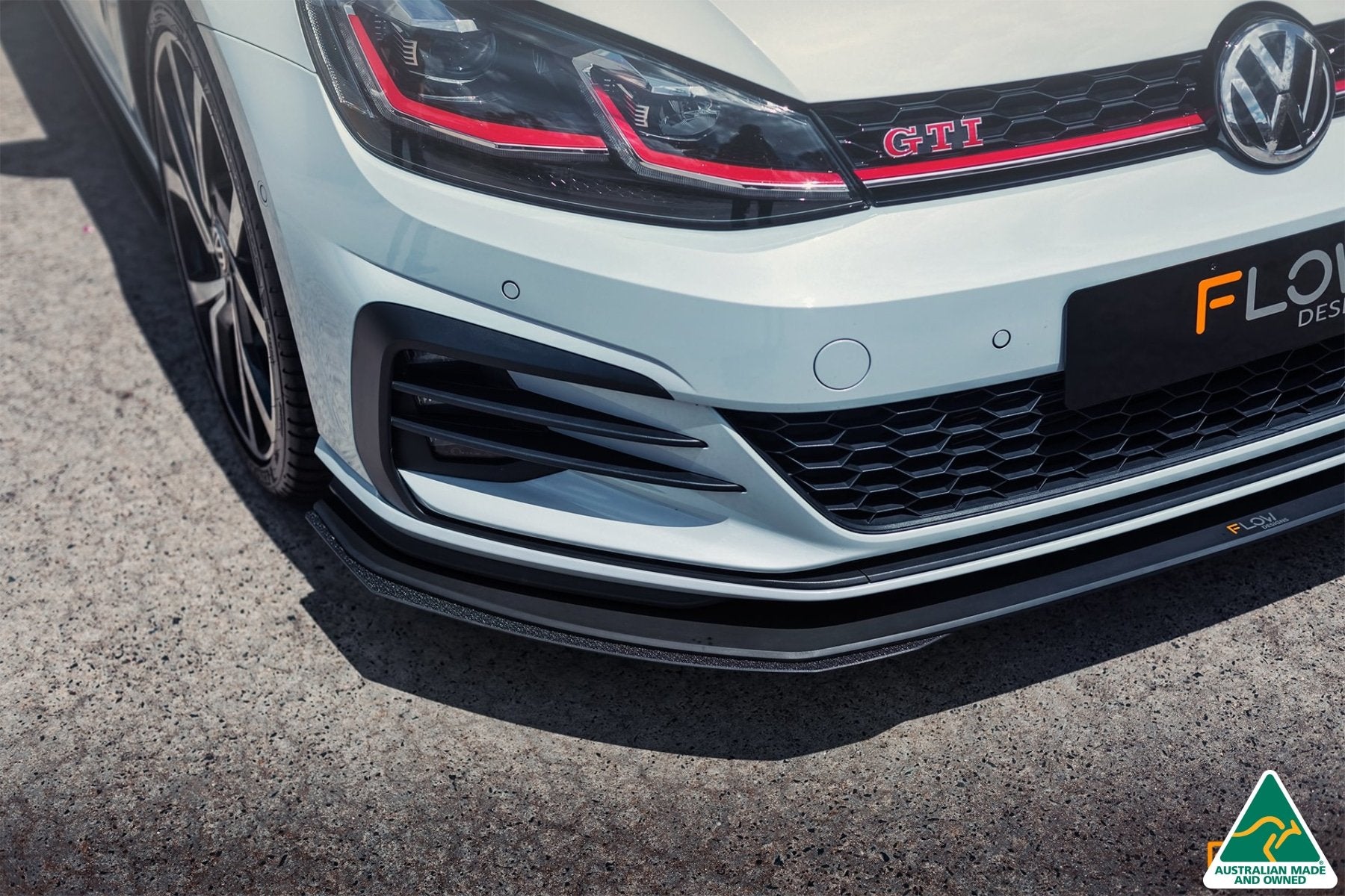 VW MK7.5 Golf GTI Front Splitter Extensions (Pair) - MODE Auto Concepts