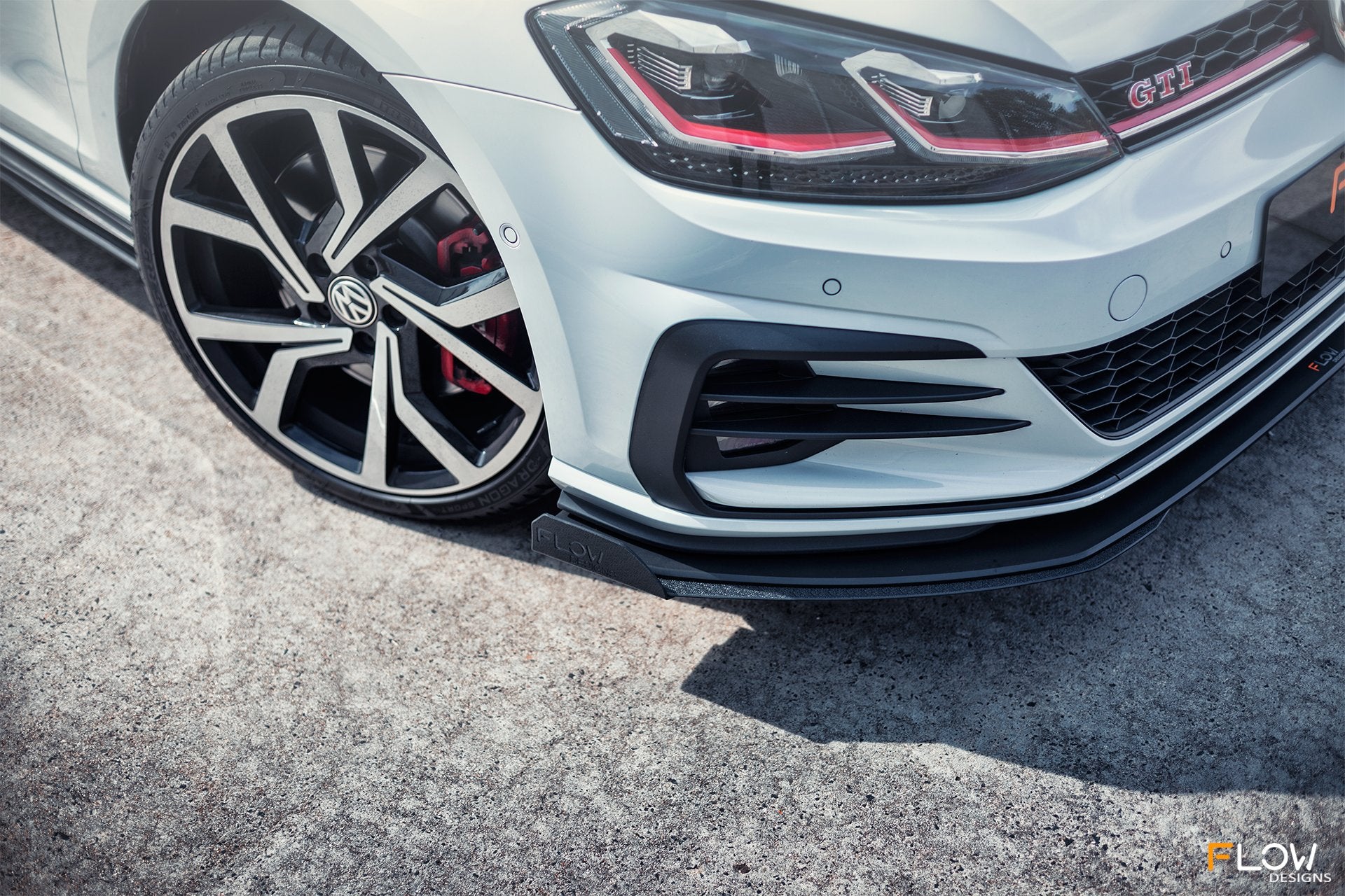 MK7 Golf GTI Front Lip Splitter & Bumper Reinforcement Bracket - MODE Auto Concepts