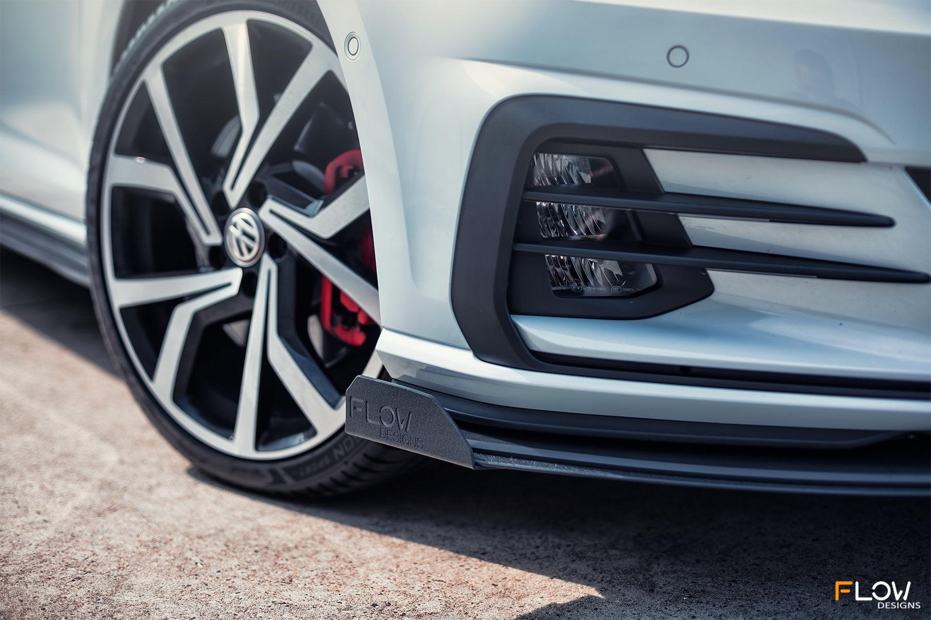 MK7 Golf GTI Front Lip Splitter & Bumper Reinforcement Bracket - MODE Auto Concepts