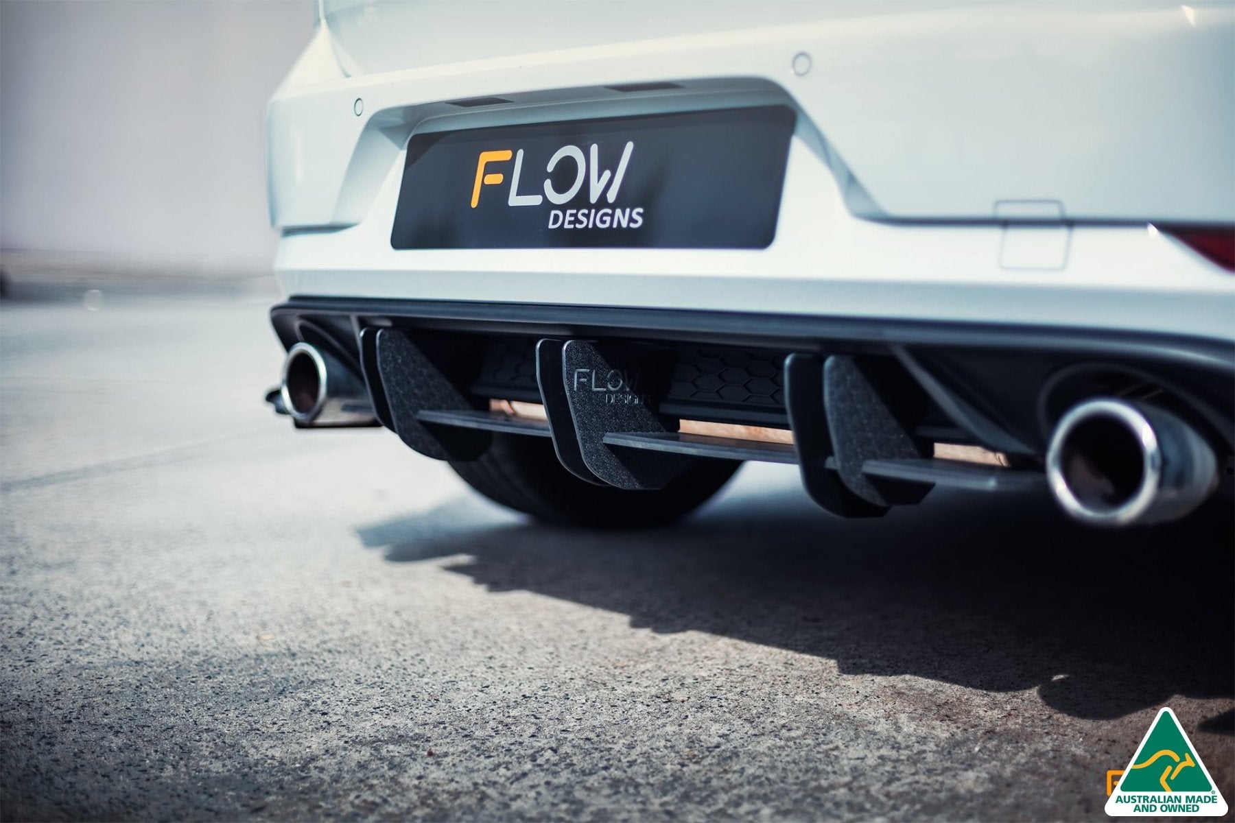 VW MK7.5 Golf GTI Flow-Lock Rear Diffuser - MODE Auto Concepts