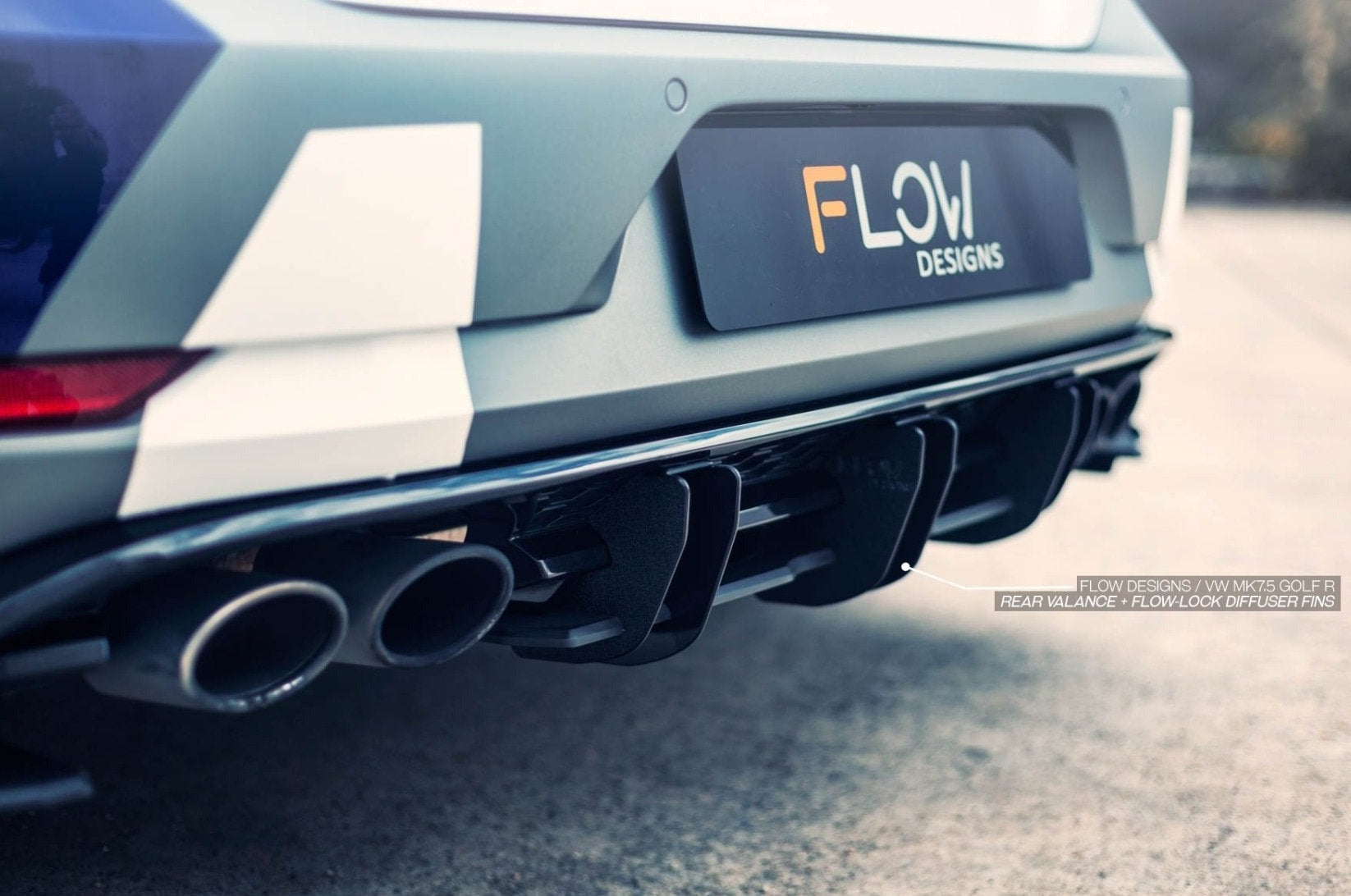 MK7.5 Golf R Flow-Lock Rear Diffuser - MODE Auto Concepts