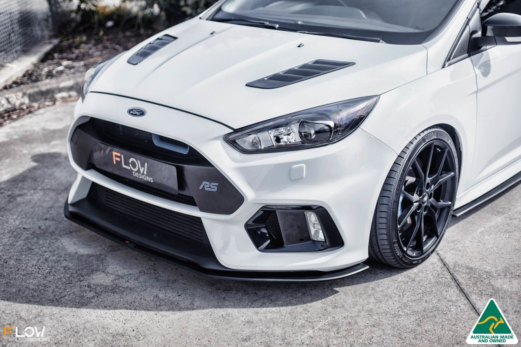 MK3 Focus RS Front Splitter (3 Piece) & Bumper Reinforcement Bracket - MODE Auto Concepts