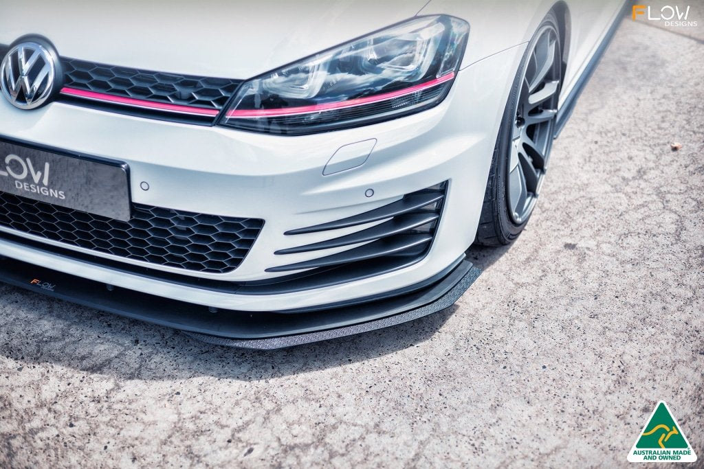 MK7 Golf GTI Front Lip Splitter Extensions (Pair) - MODE Auto Concepts