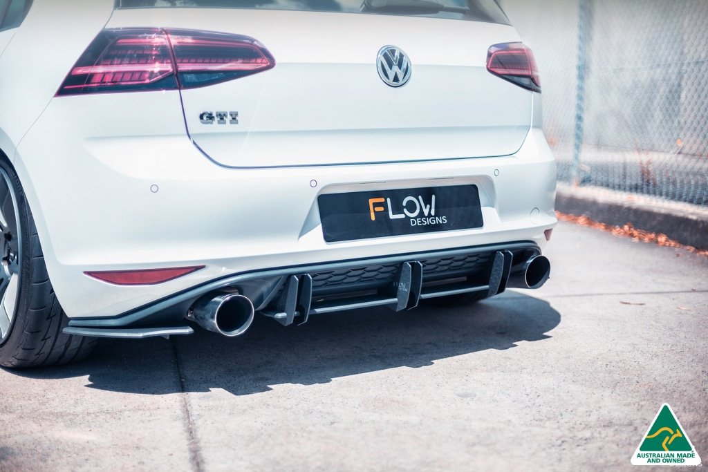 MK7 Golf GTI Rear Spats (Pair) & Flow-Lock Fins - MODE Auto Concepts