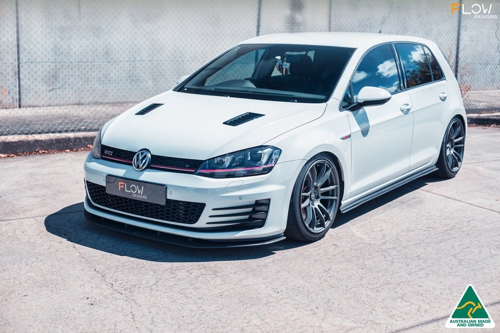 MK7 Golf GTI Front Lip Splitter Extensions (Pair) - MODE Auto Concepts