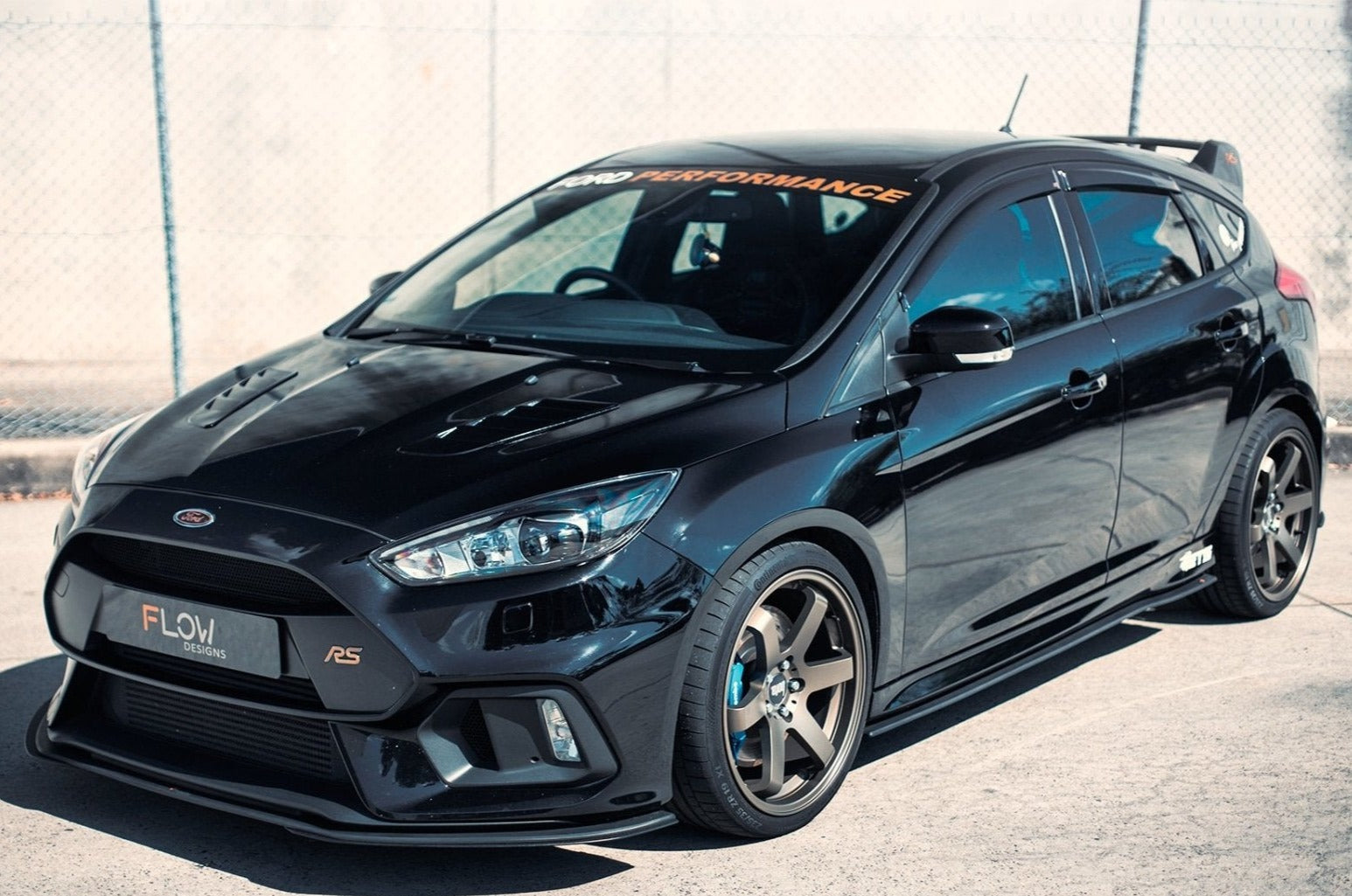 MK3 Focus RS Adjustable Front Splitter Extensions (Pair) - MODE Auto Concepts