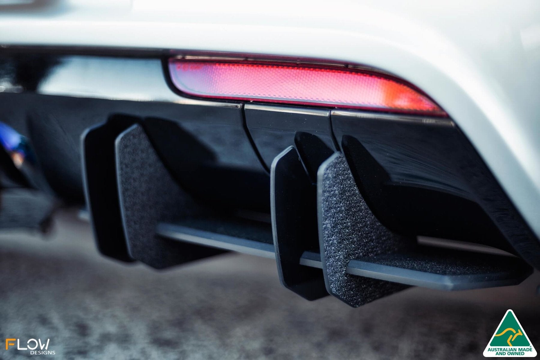 VW MK6 Golf R Flow-Lock Rear Diffuser - MODE Auto Concepts