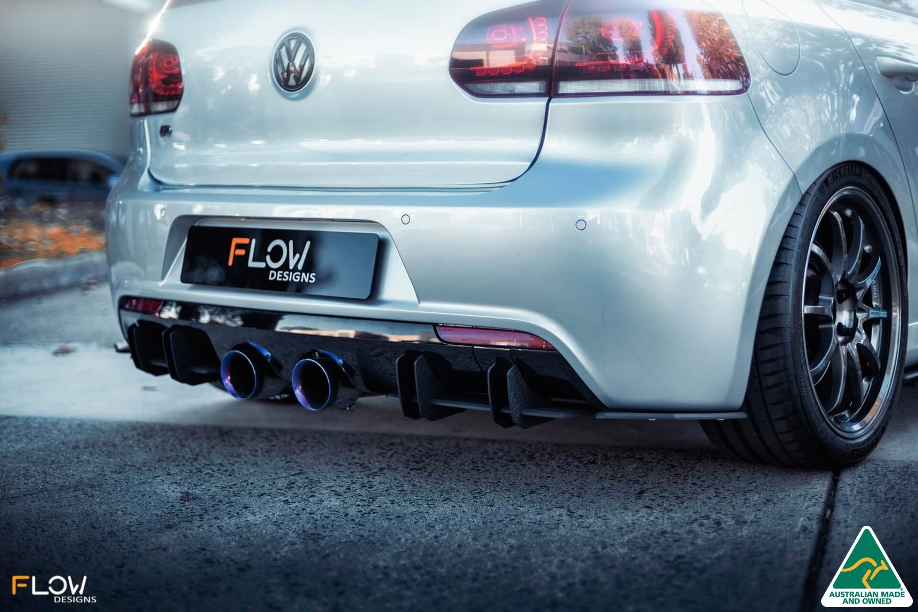 VW MK6 Golf R Rear Spats V3 (Pair) - MODE Auto Concepts