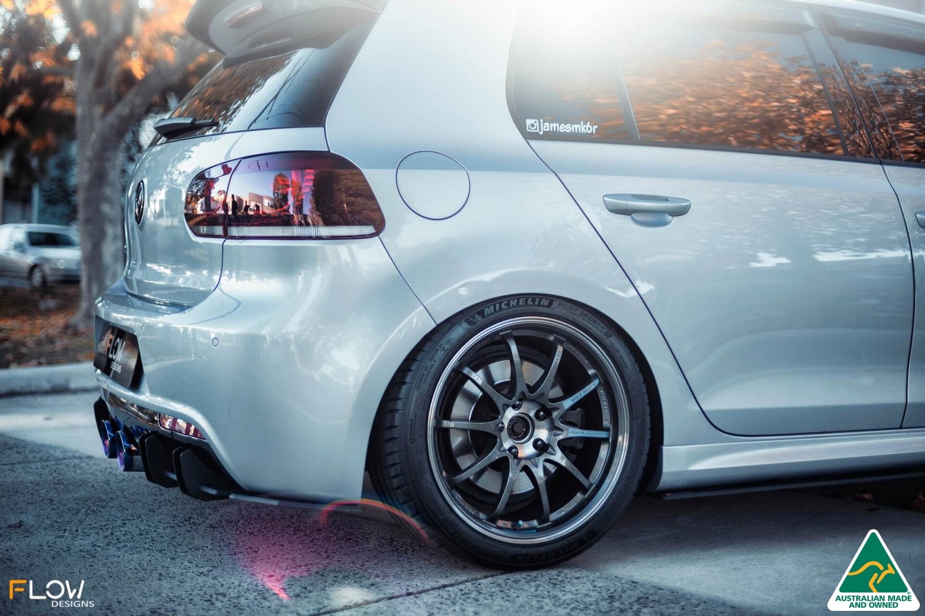 VW MK6 Golf R Flow-Lock Rear Diffuser - MODE Auto Concepts