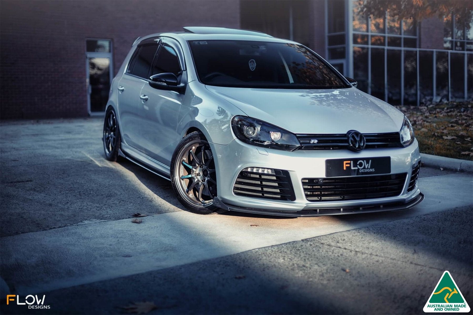 MK6 Golf R Front Lip Splitter & Aerospacers V3 - MODE Auto Concepts