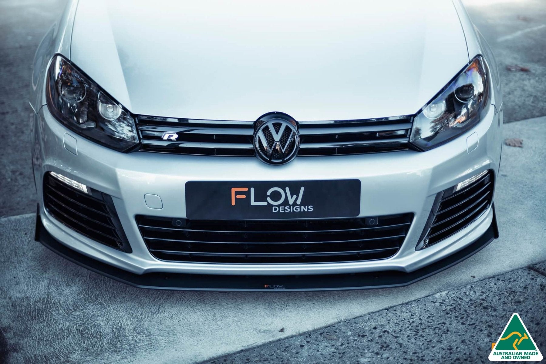 MK6 Golf R Front Lip Splitter & Aerospacers V3 - MODE Auto Concepts