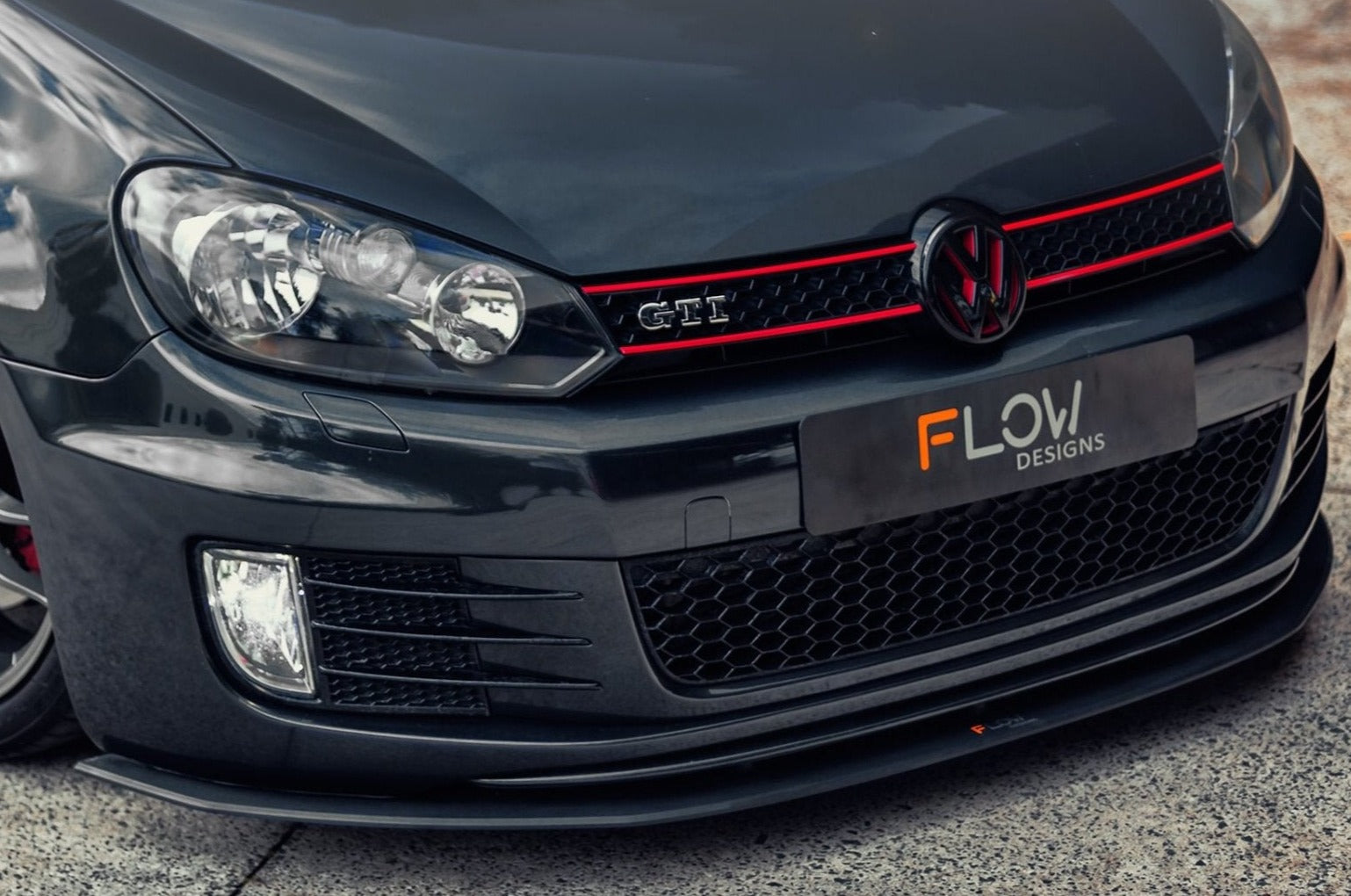 MK6 Golf GTI Front Lip Splitter V3 - MODE Auto Concepts