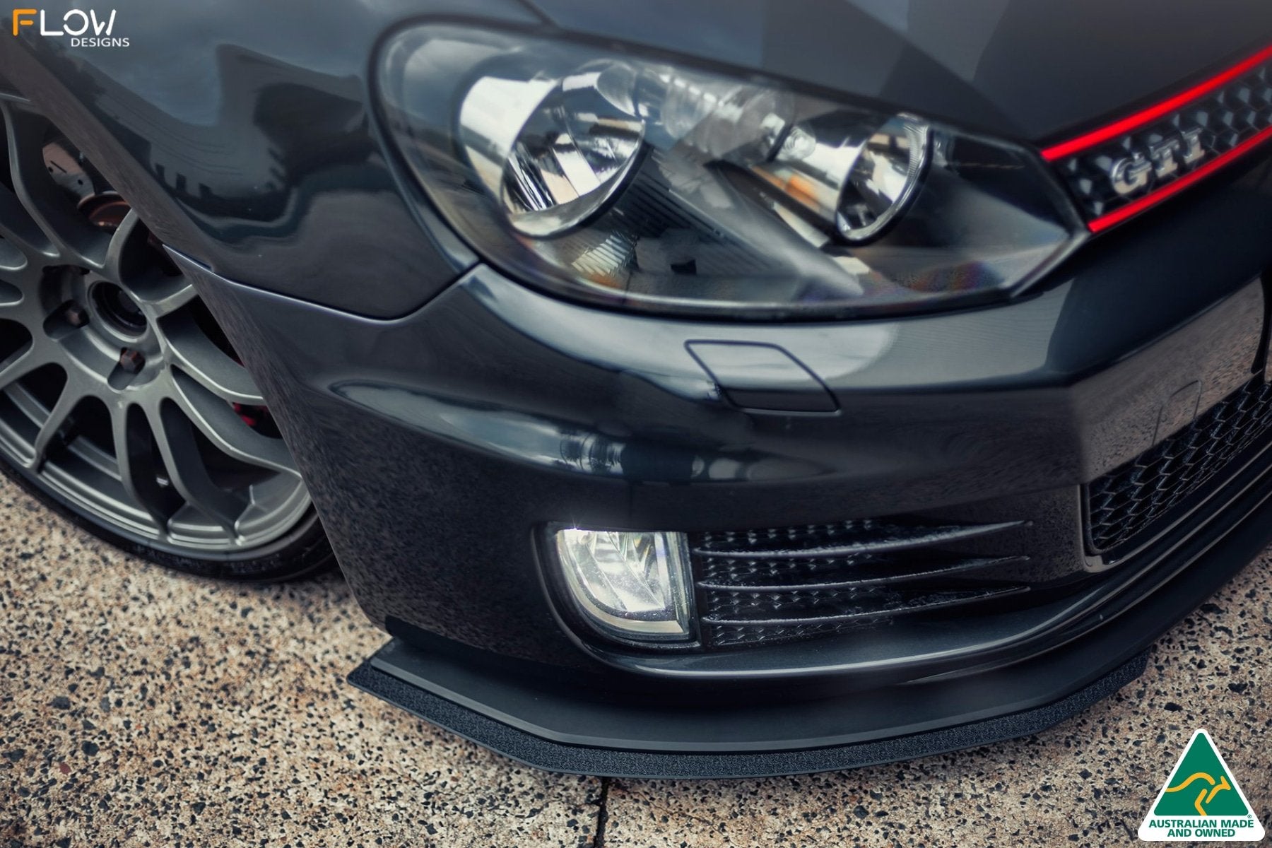 MK6 Golf GTI Front Lip Splitter Extensions (Pair) - MODE Auto Concepts