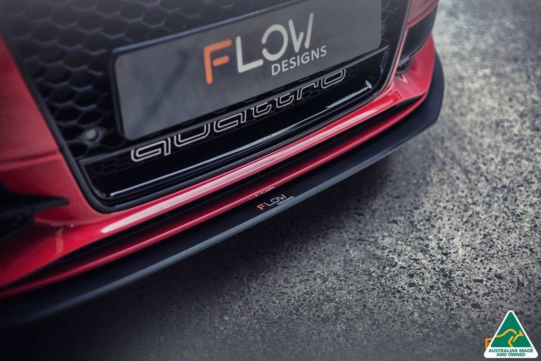 Buy Audi S3 8V PFL Sportback Front Splitter | Flow Designs Australia