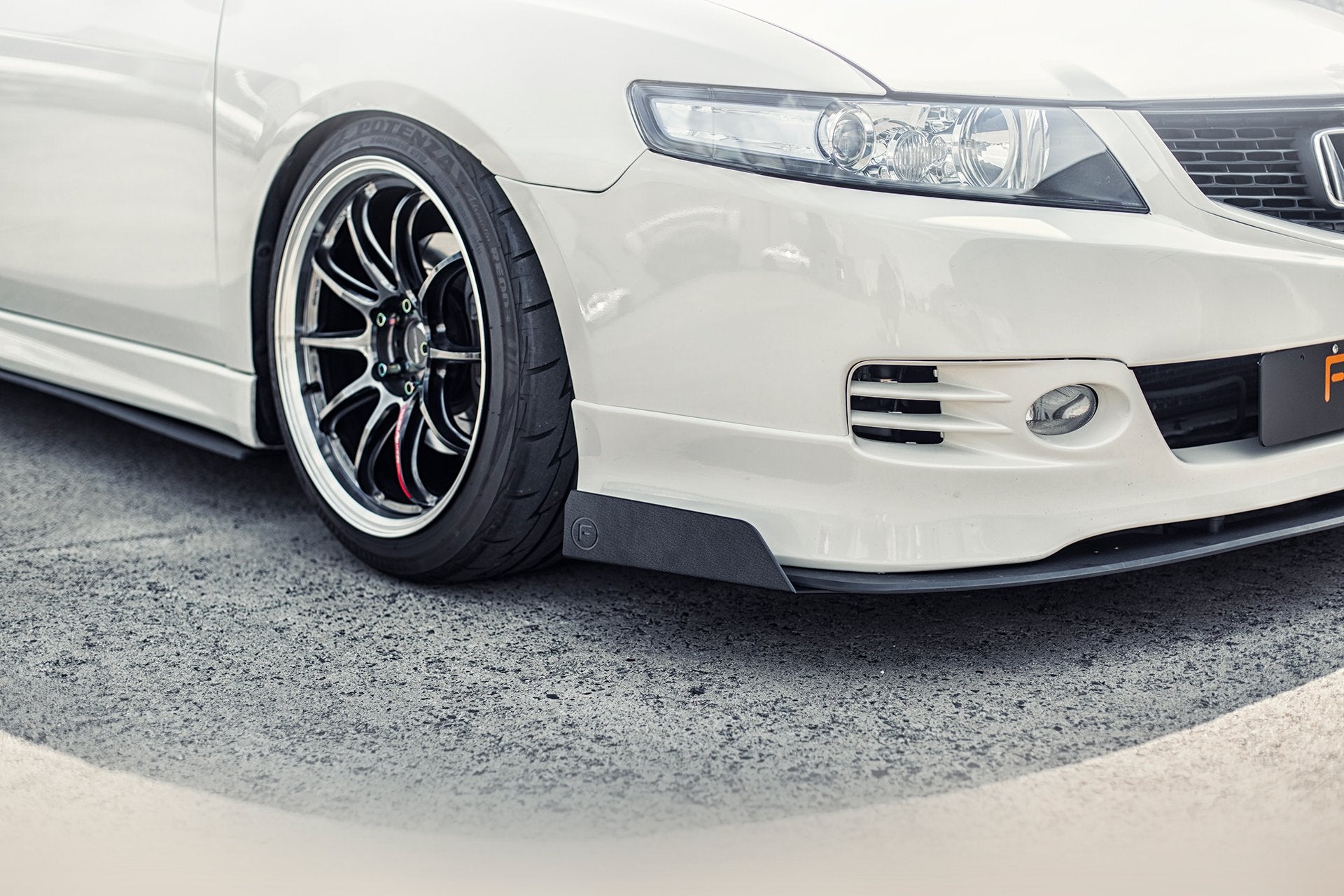 Honda Accord Euro CL7/CL9 Front Splitter Winglets - MODE Auto Concepts