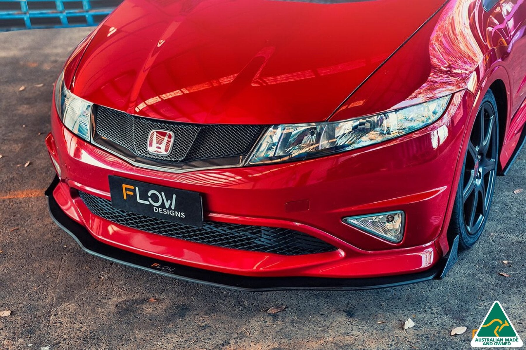 FN2 Civic Type R Front Splitter Winglets (Pair) - MODE Auto Concepts