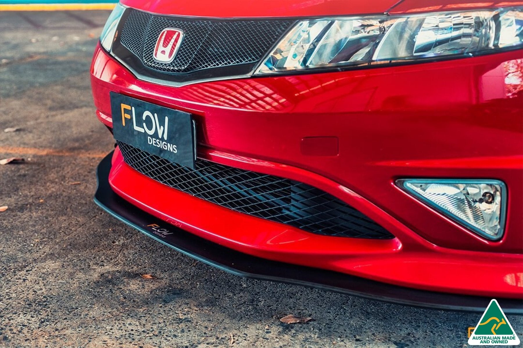 FN2 Civic Type R Full Lip Splitter Set - MODE Auto Concepts