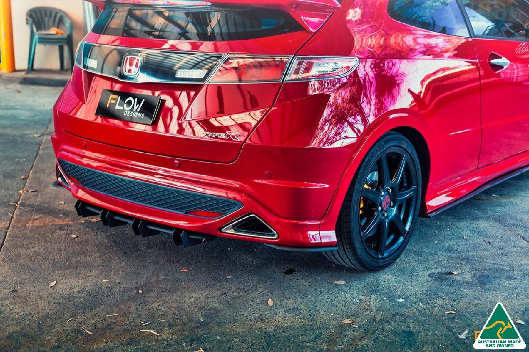 FN2 Civic Type R Full Lip Splitter Set - MODE Auto Concepts