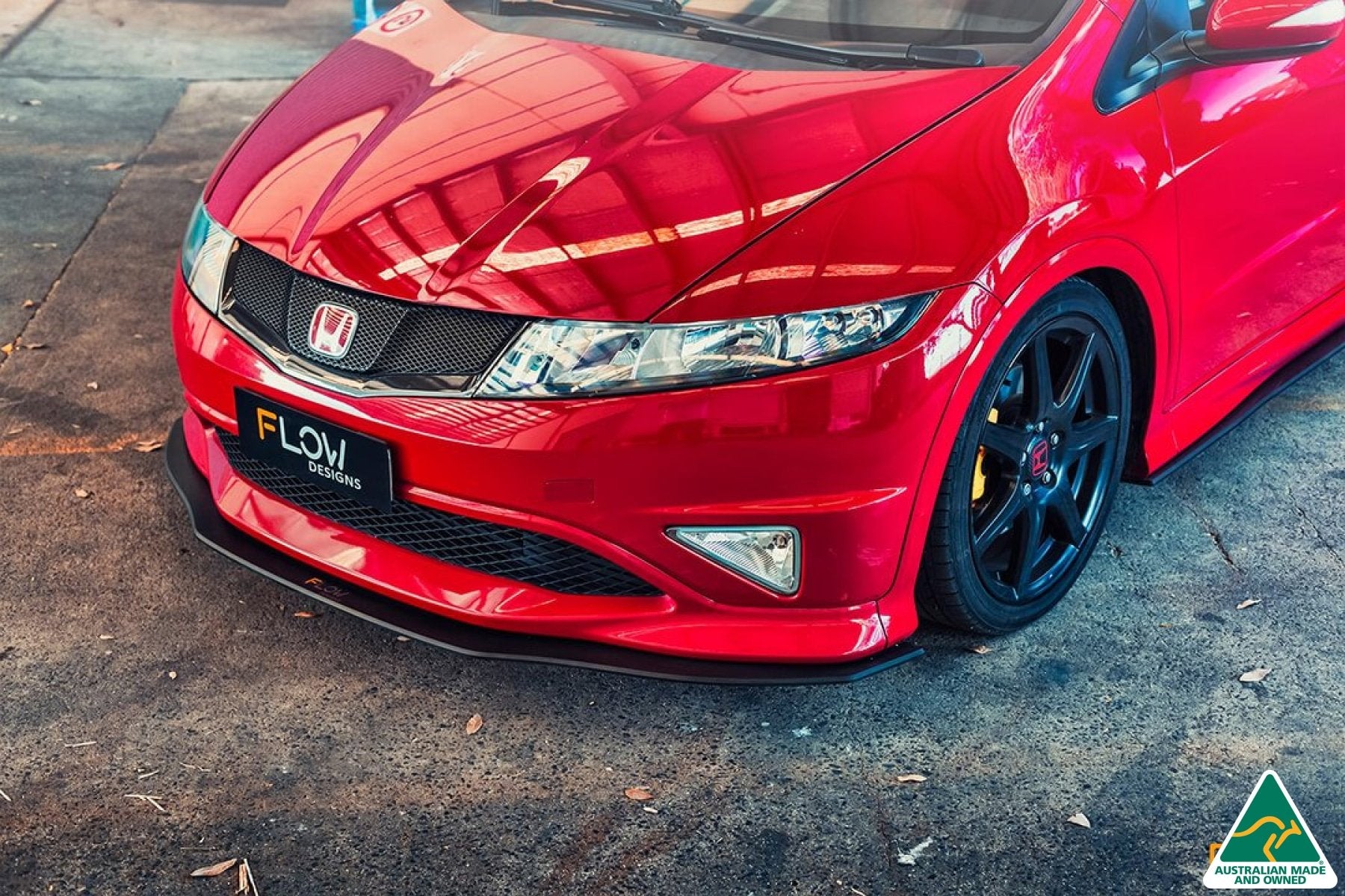 FN2 Civic Type R Front Lip Splitter V3 - MODE Auto Concepts