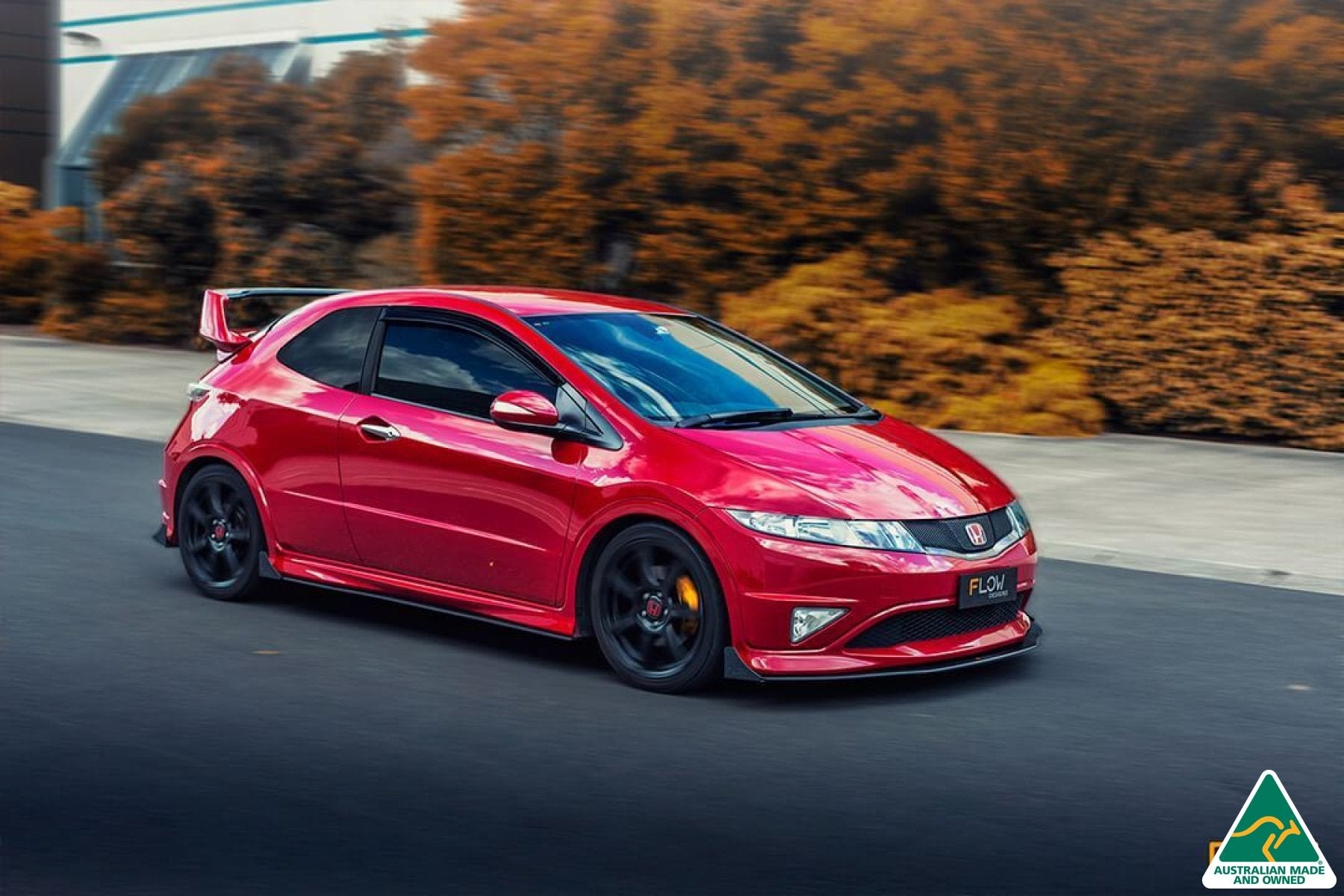 FN2 Civic Type R Full Lip Splitter Set - MODE Auto Concepts