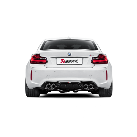 Akrapovic Evolution Line (Titanium) w Carbon Tailpipes suits BMW M2 F87 - MODE Auto Concepts