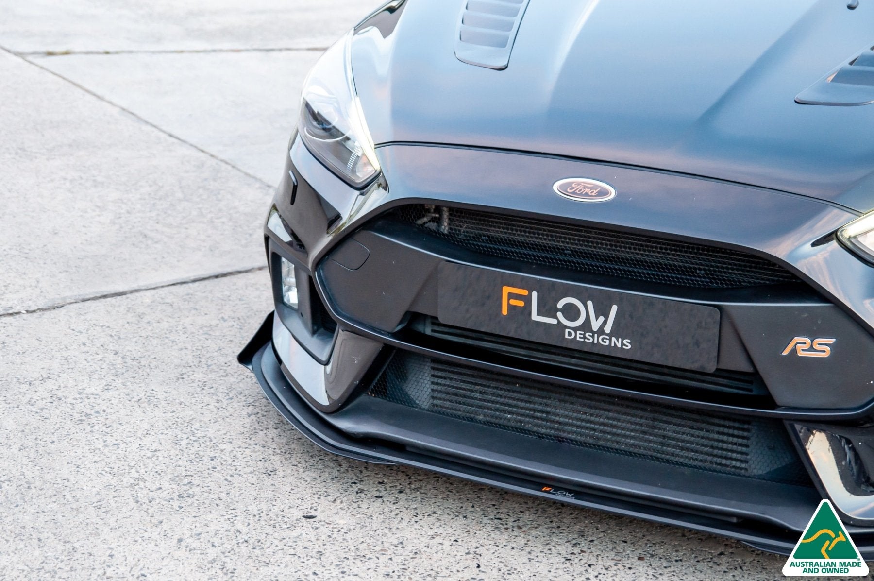 MK3 Focus RS Front Splitter (3 Piece) & Bumper Reinforcement Bracket - MODE Auto Concepts