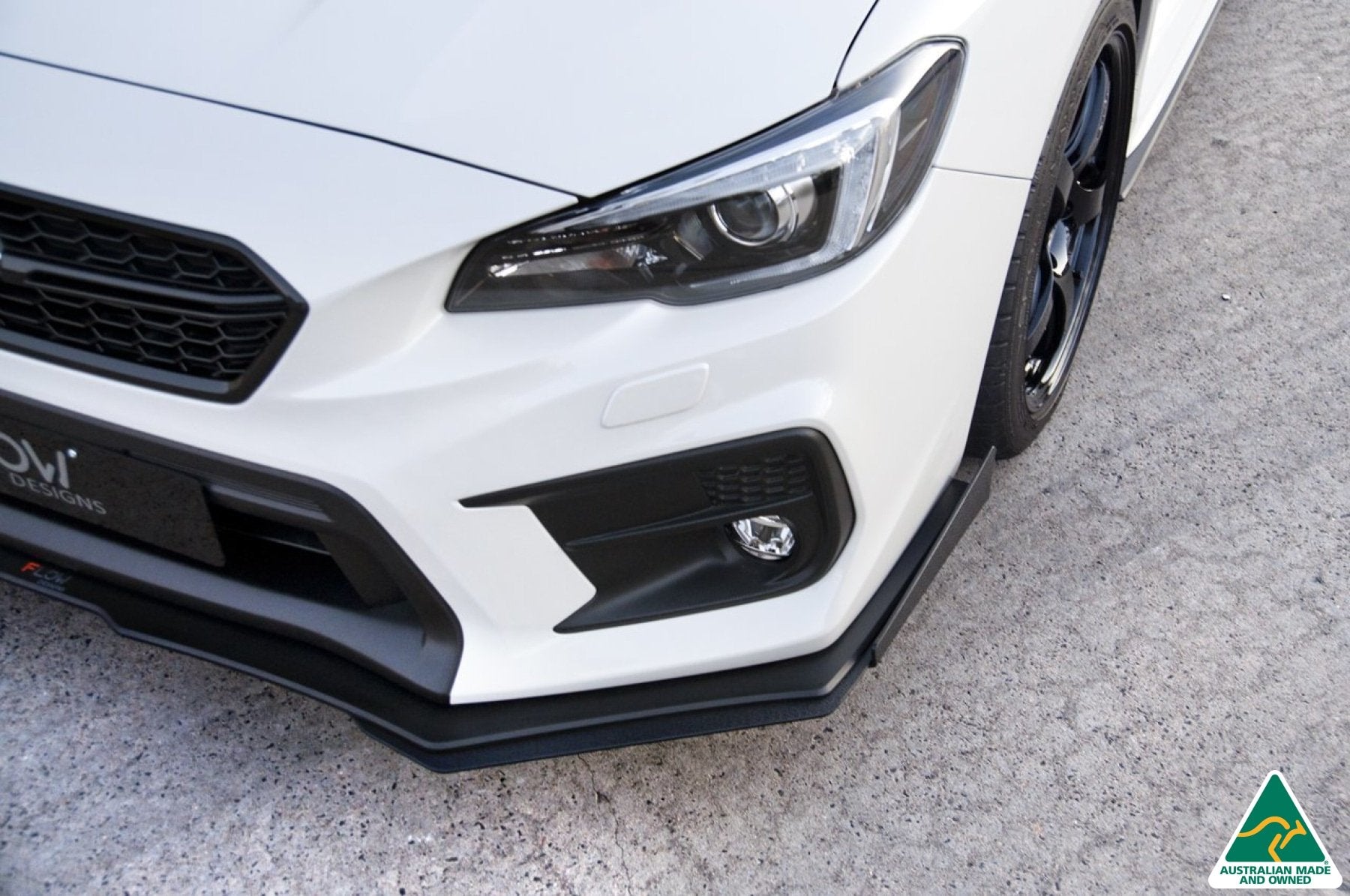 VA WRX & STI Front Lip Splitter V2 - MODE Auto Concepts