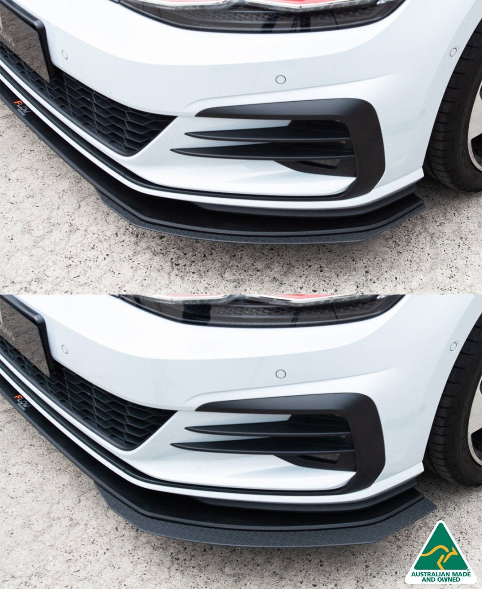 VW MK7.5 Golf GTI Front Splitter Extensions (Pair) - MODE Auto Concepts