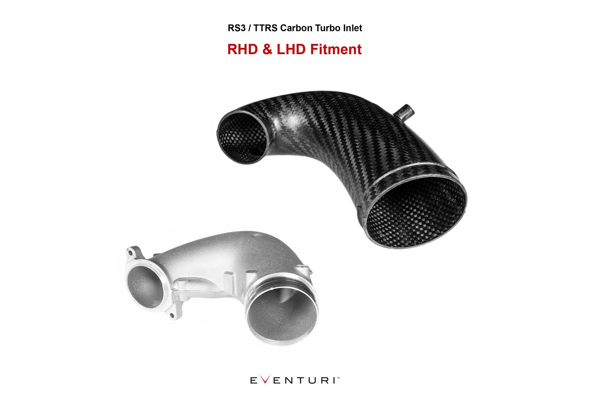 Eventuri Audi RS3 Gen 2 8V.5 & TTRS 8S Carbon Turbo Inlet for Carbon Intake Without FLANGE - MODE Auto Concepts