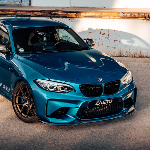 Zaero Designs  EVO-S Front Lip/Splitter for BMW M2 F87 (Pre-LCI) 15-18 - MODE Auto Concepts