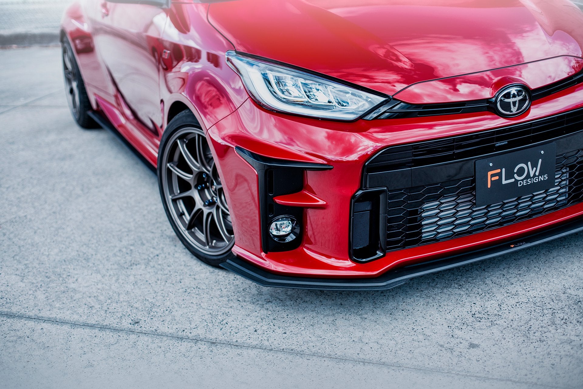 Yaris GR Front Lip Splitter Extensions (Pair) - MODE Auto Concepts