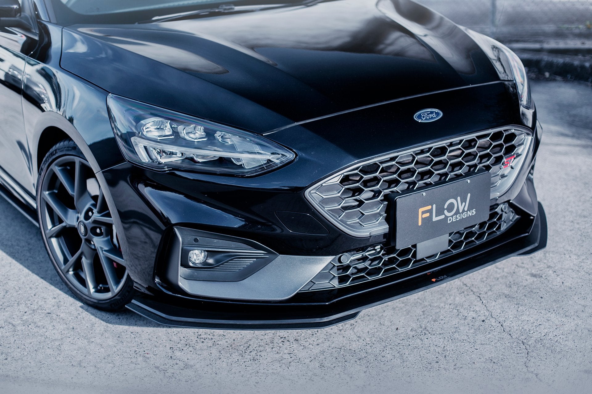 MK4 Focus ST Adjustable Front Lip Splitter Extensions (Pair) - MODE Auto Concepts