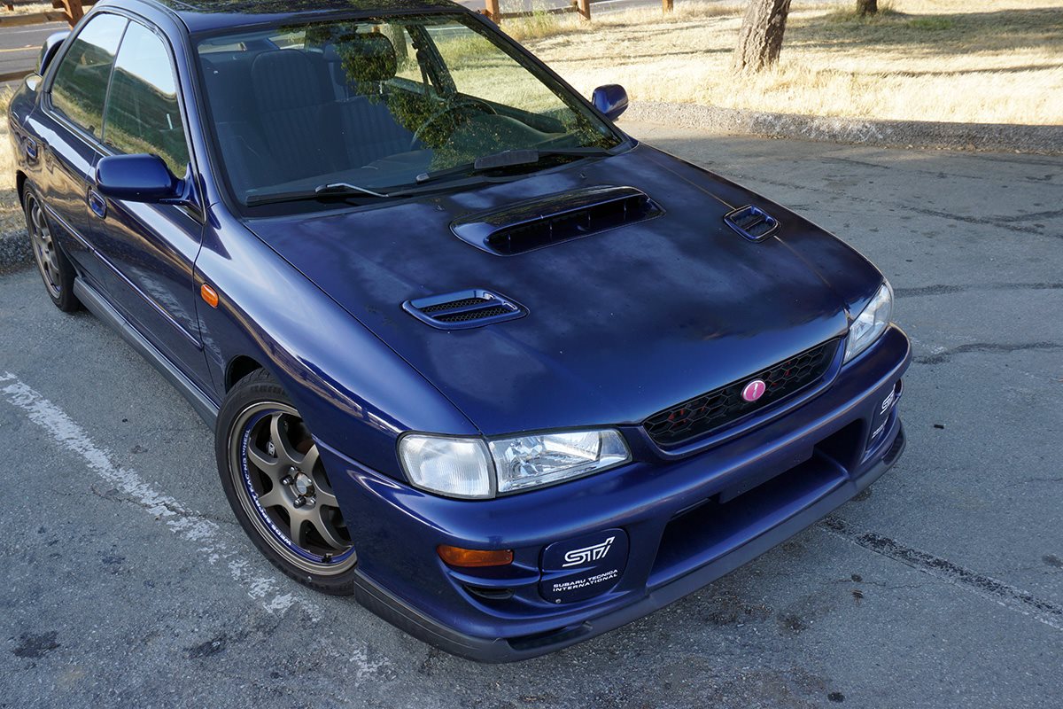 Zero Offset  STI Style Front Lip for 98-01 Subaru WRX GC8 - MODE Auto Concepts