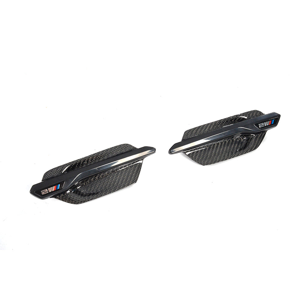 Zero Offset  M Performance Style Fender Vent Covers (Carbon Fibre) for BMW M2 (F87) - 2016-21 - MODE Auto Concepts