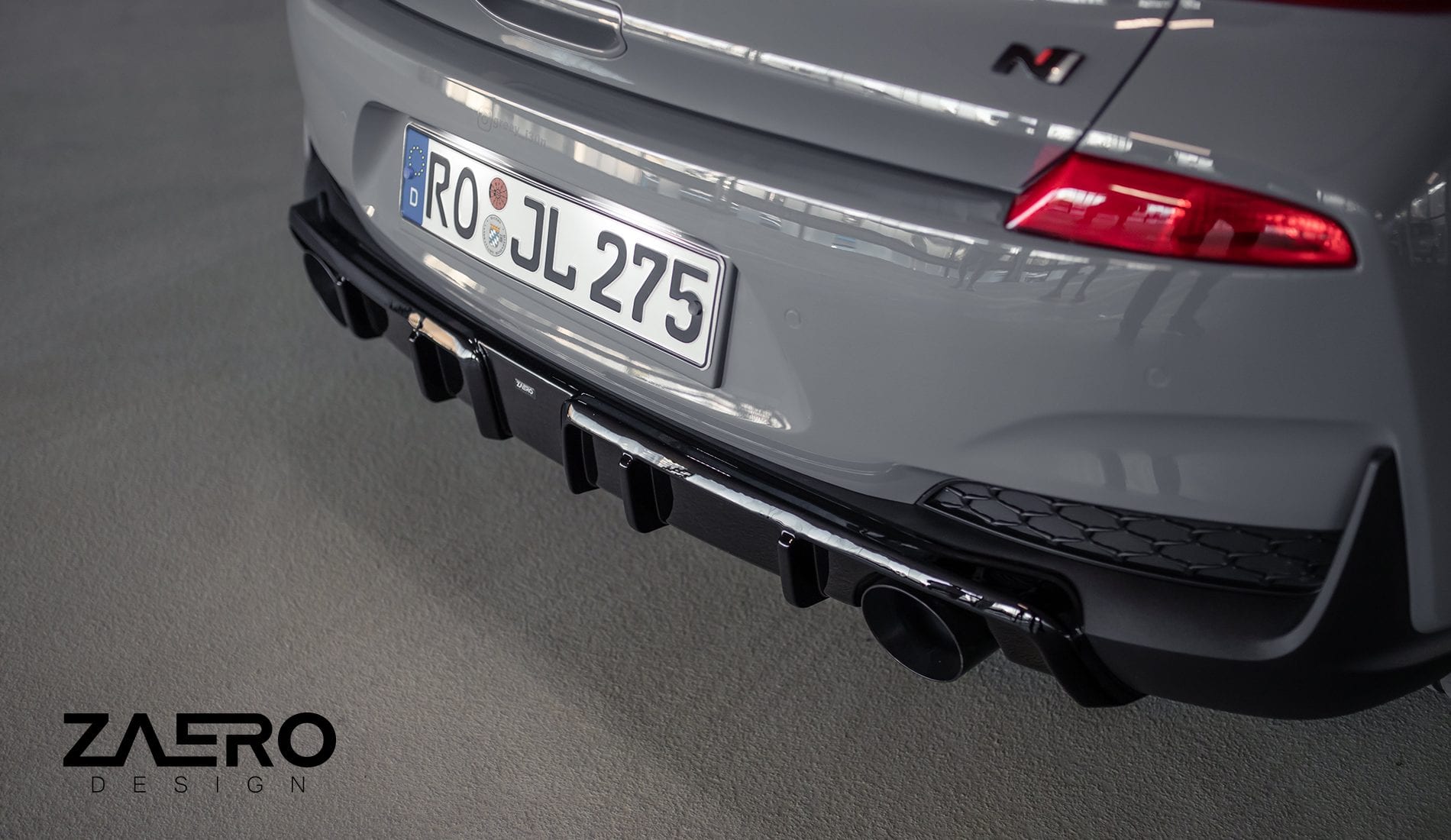 Zaero Designs  EVO-1 - Rear Diffuser for Hyundai i30N Hatch - MODE Auto Concepts