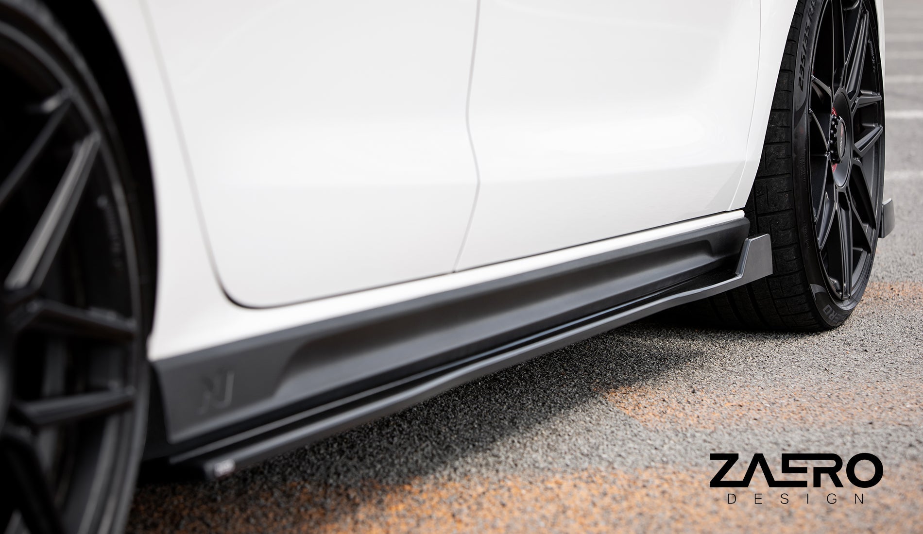 Zaero Designs  EVO-1 - Side Splitter/Skirts for Hyundai i30N Hatch/Fastback - MODE Auto Concepts