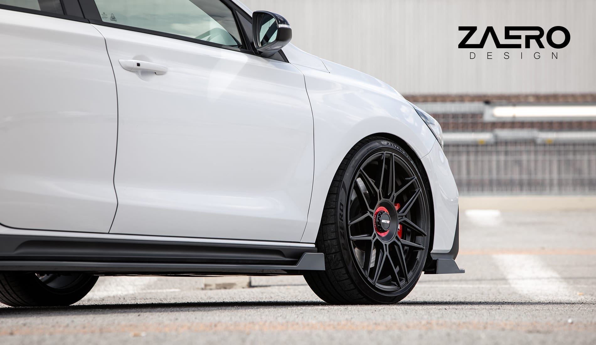 Zaero Designs  EVO-1 - Side Splitter/Skirts for Hyundai i30N Hatch/Fastback - MODE Auto Concepts