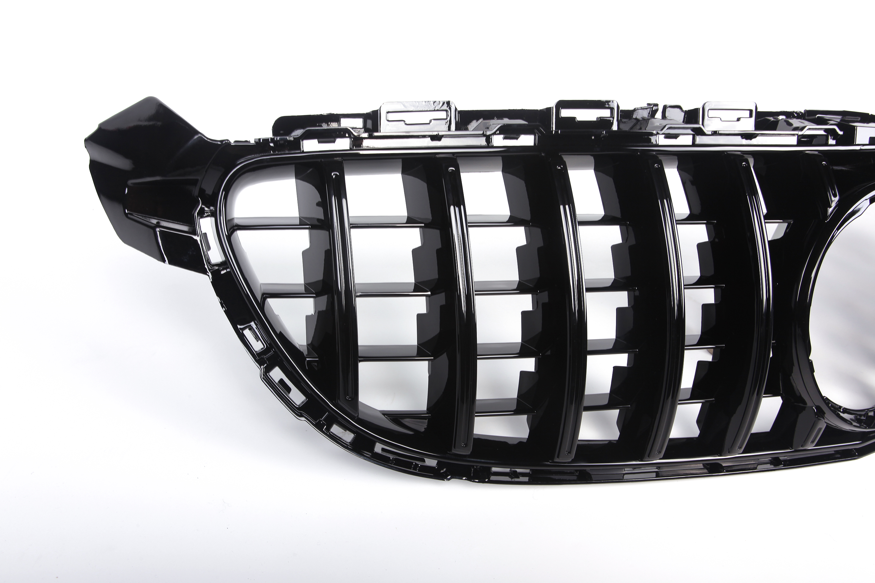 Zero Offset  AMG Panamericana Style Grille for Mercedes C63 C205/W205 19-22 - Black - MODE Auto Concepts