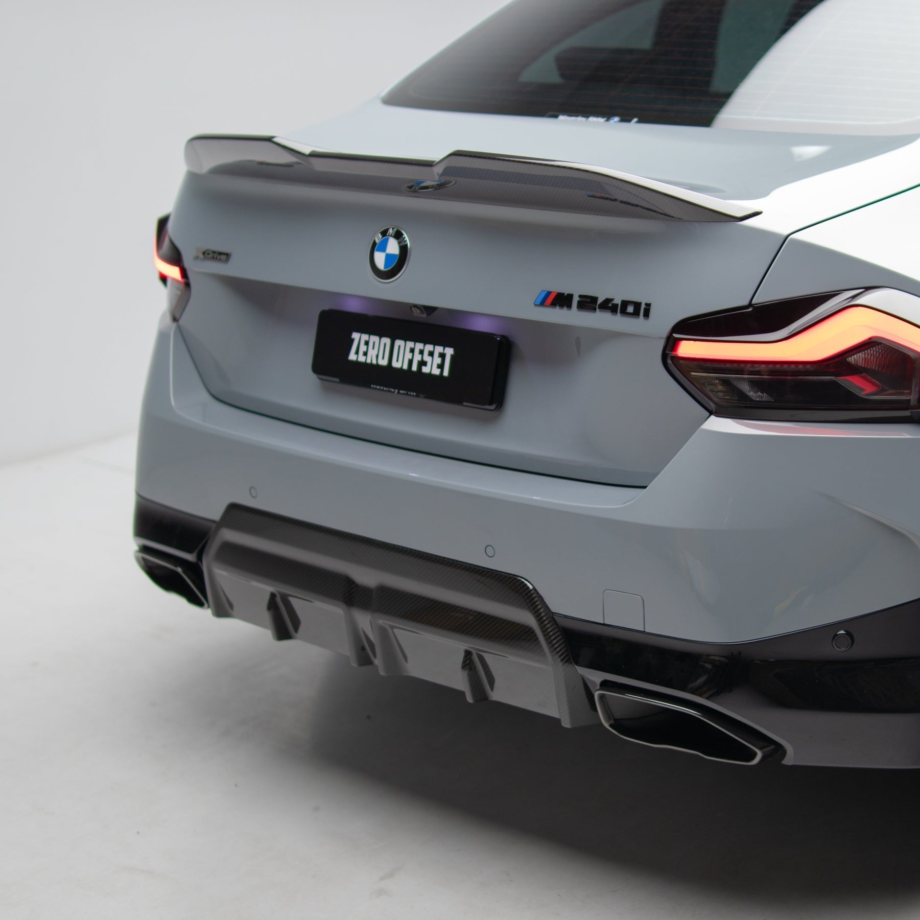 Zero Offset  M Performance Style Pre-Pregged Dry Carbon Fibre Spoiler  - BMW 2 Series Coupe G42 21+ / M2 G87 23+ - MODE Auto Concepts