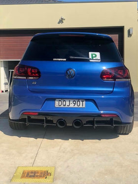 Maxton Design VW Golf Mk6 R Rear Diffuser - MODE Auto Concepts