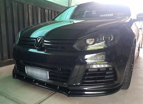 Maxton Design Front Splitter VW Golf Mk6 R Front Lip - MODE Auto Concepts