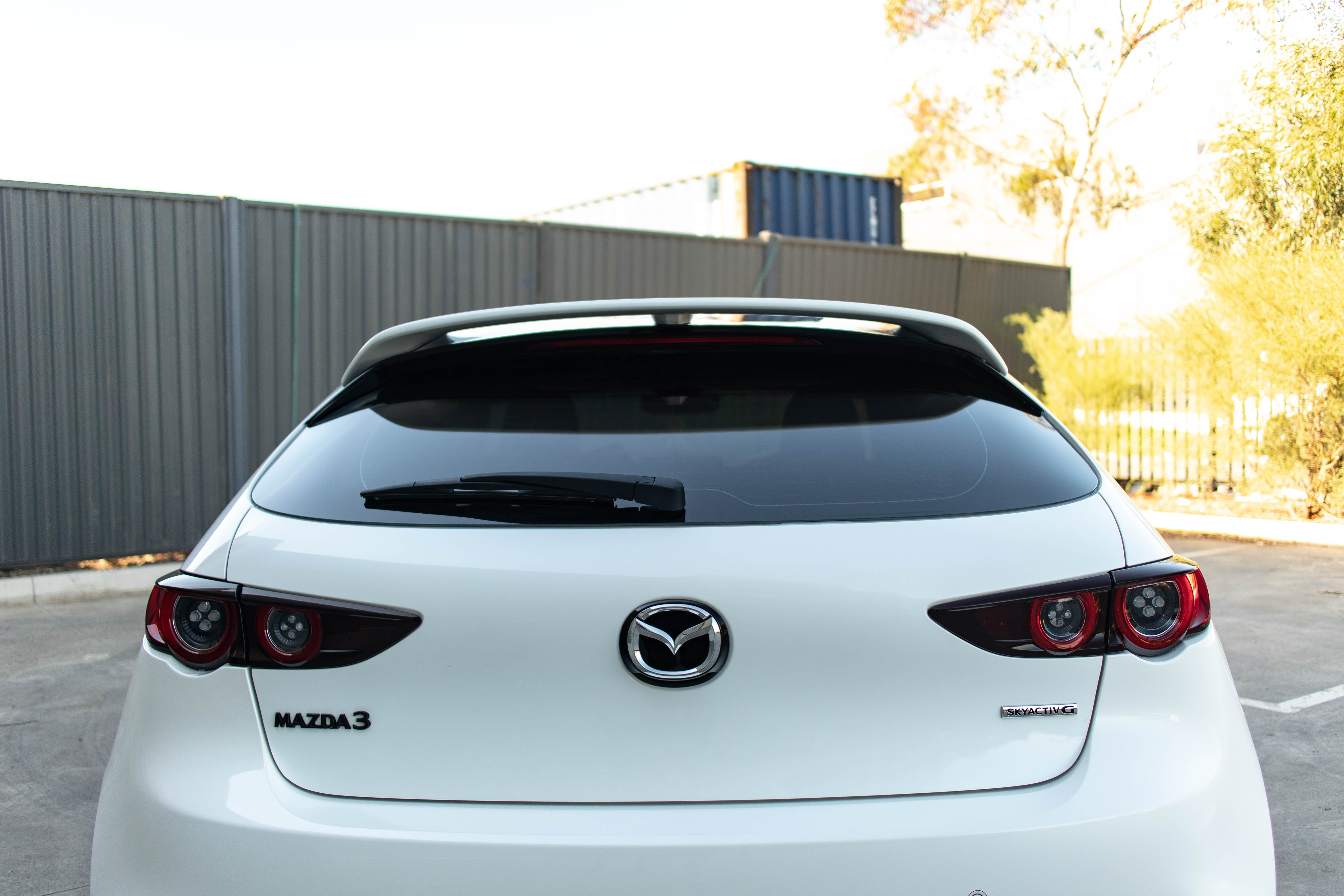 Zero Offset  Kuroi Style Roof Spoiler for 19+ Mazda 3 BP (Hatch) - MODE Auto Concepts