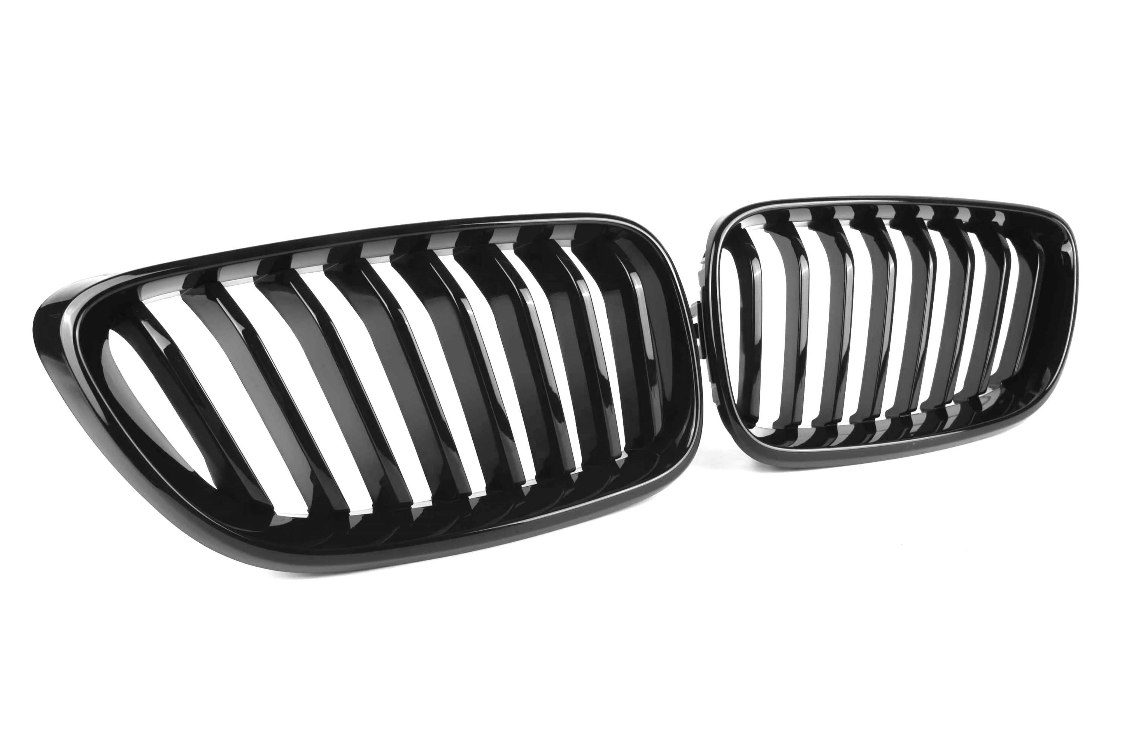 Zero Offset  M Performance Style Gloss Black Grill (Single Slat) For BMW 2 Series F22 F23 / M2 F87 Non Comp  14-20 - MODE Auto Concepts