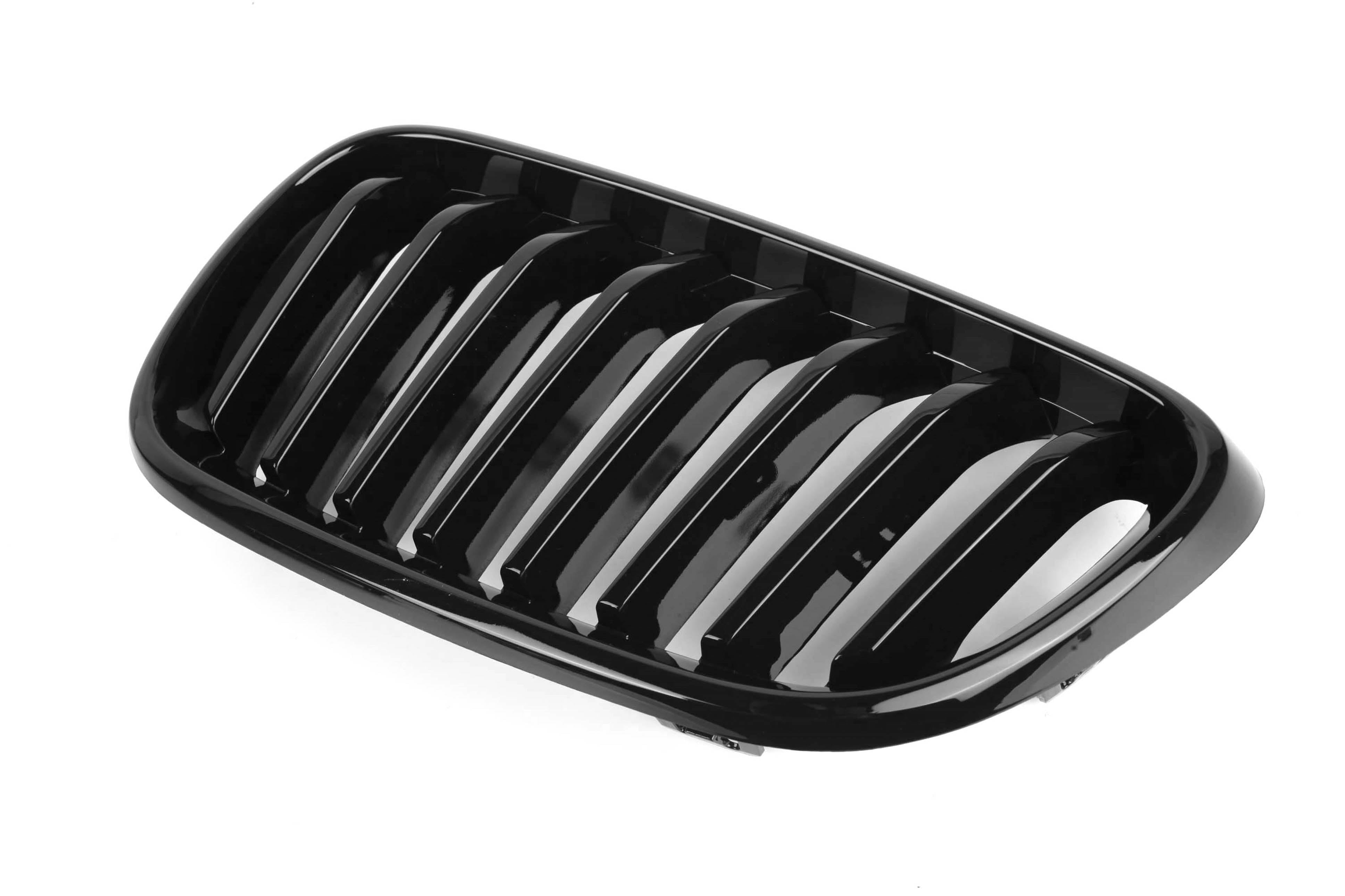 Zero Offset  M Performance Style Gloss Black Grill (Single Slat) For BMW 2 Series F22 F23 / M2 F87 Non Comp  14-20 - MODE Auto Concepts