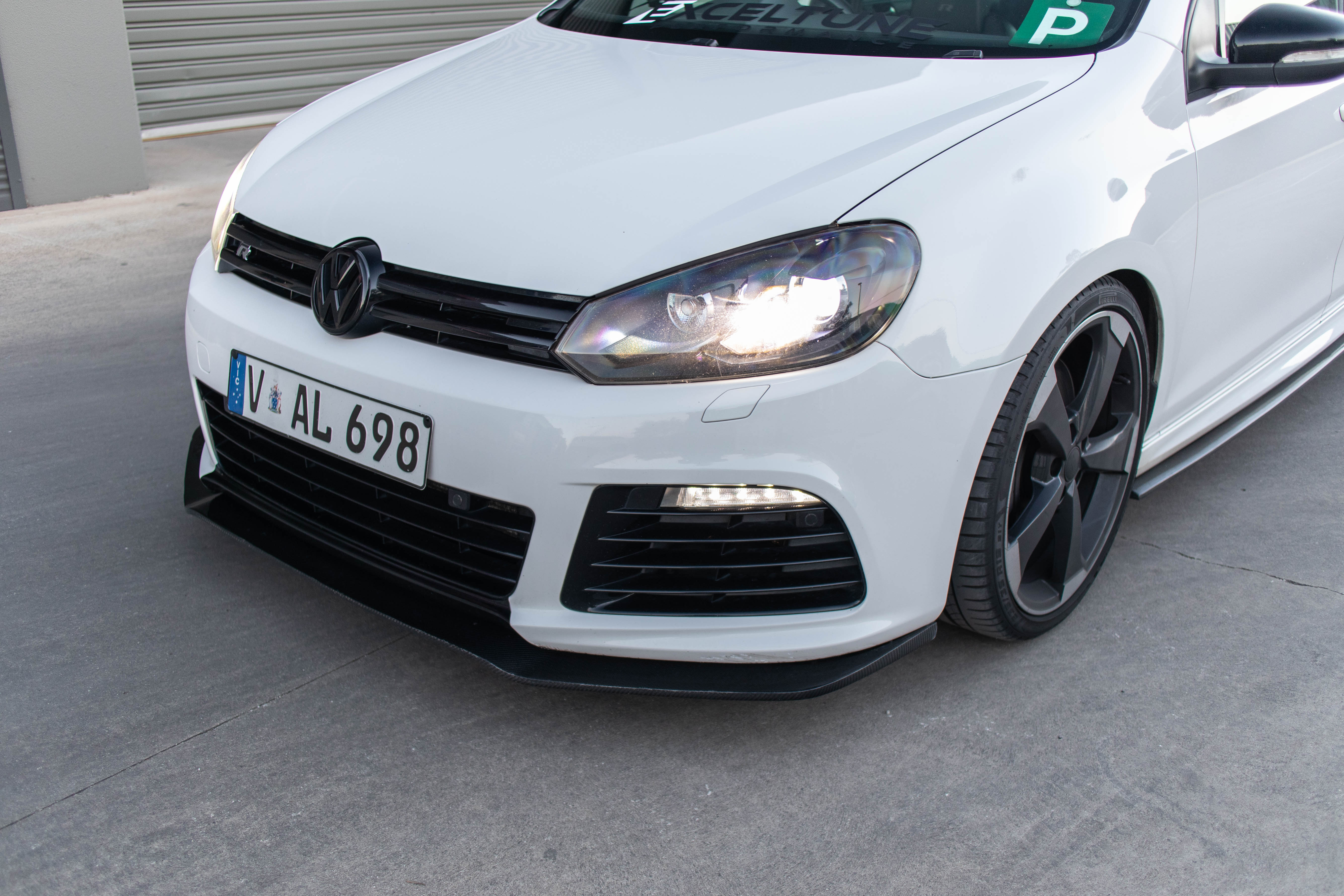 Zero Offset  MTC Design Style Front Lip (Carbon Fibre) for Volkswagen Golf (MK6) - 2009-14 - MODE Auto Concepts